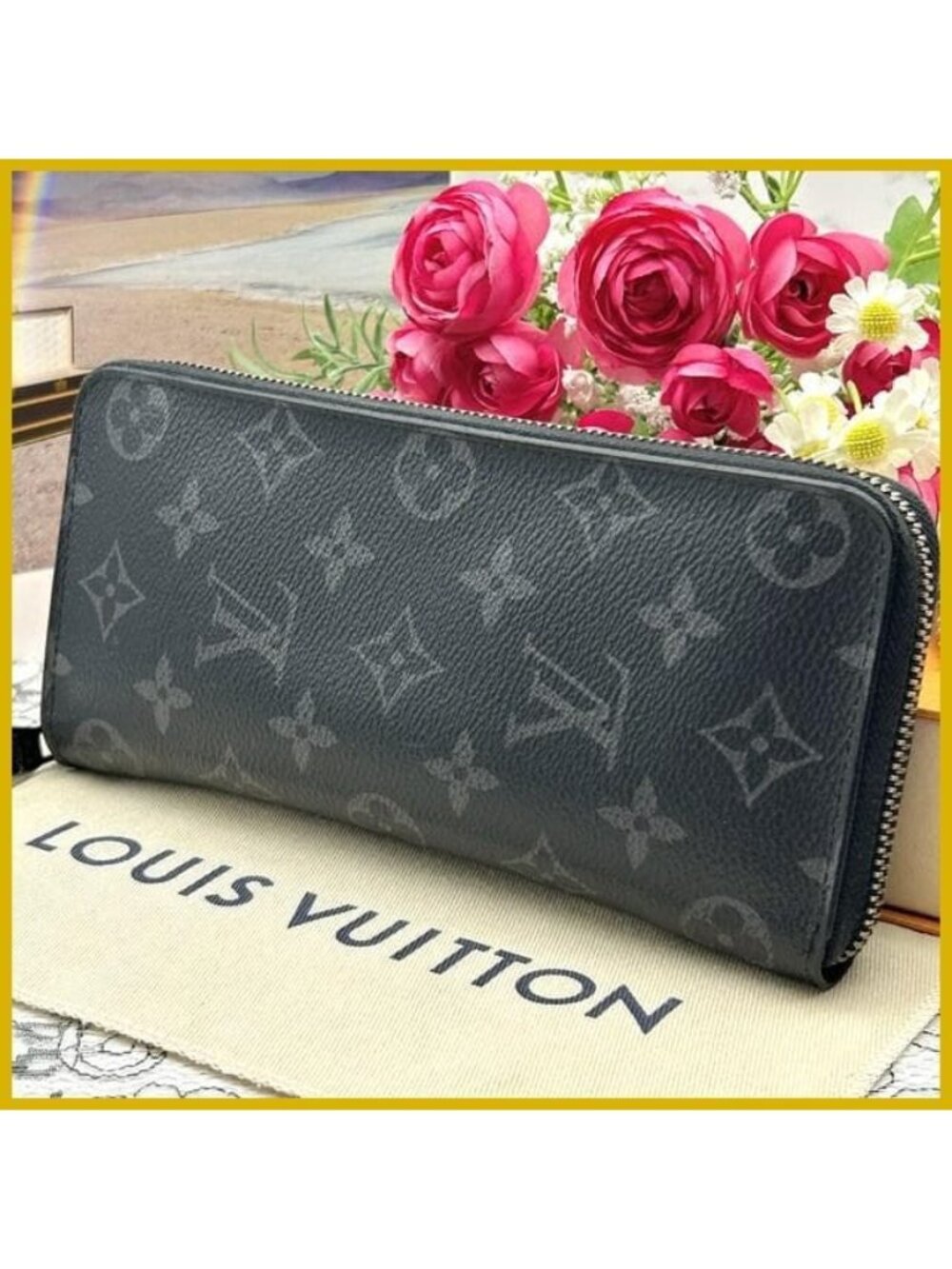 Louis Vuitton Eclipse Zippy Wallet Vertical